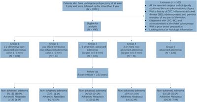 Risk of adenoma recurrence after polypectomy in patients younger than 50 years vs. 50 years old and over with diminutive or small adenomas